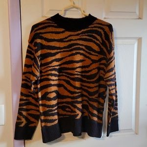 Apt 9 Animal Print Lightweight Sweater Size Large